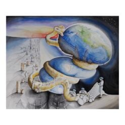 Our Planet's Snake Print A3