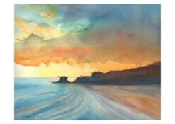 Dawn at the Pass, Byron Bay A4 print