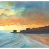 Dawn at the Pass, Byron Bay A2 print